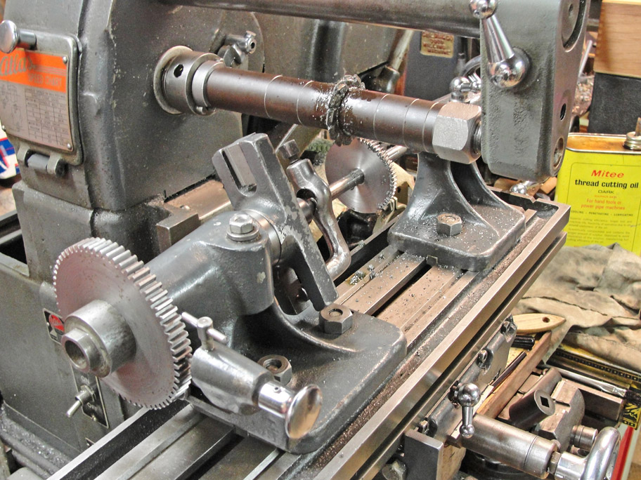 Gear cutting on the Atlas milling machine