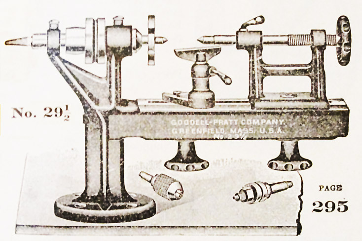 No. 29-1/2 polishing lathe in Goodell-Pratt Catalog No. 14, ca. 1920