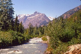 Bonanza Peak from Railroad Creek September 1968