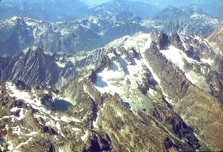 North Cascades from the air September 1968