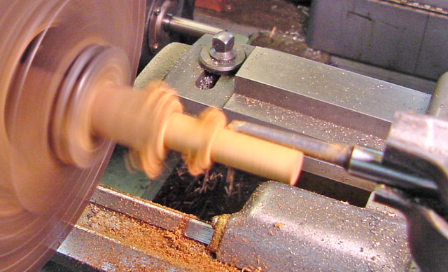 Making the mahogany sleeve