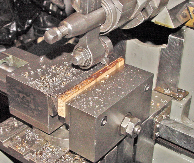 Making the bit latch from a chunk of plow steel