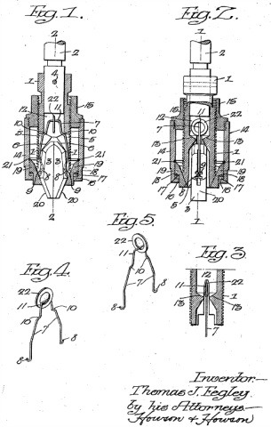 US Patent No. 1,617,998, issued February 15, 1927