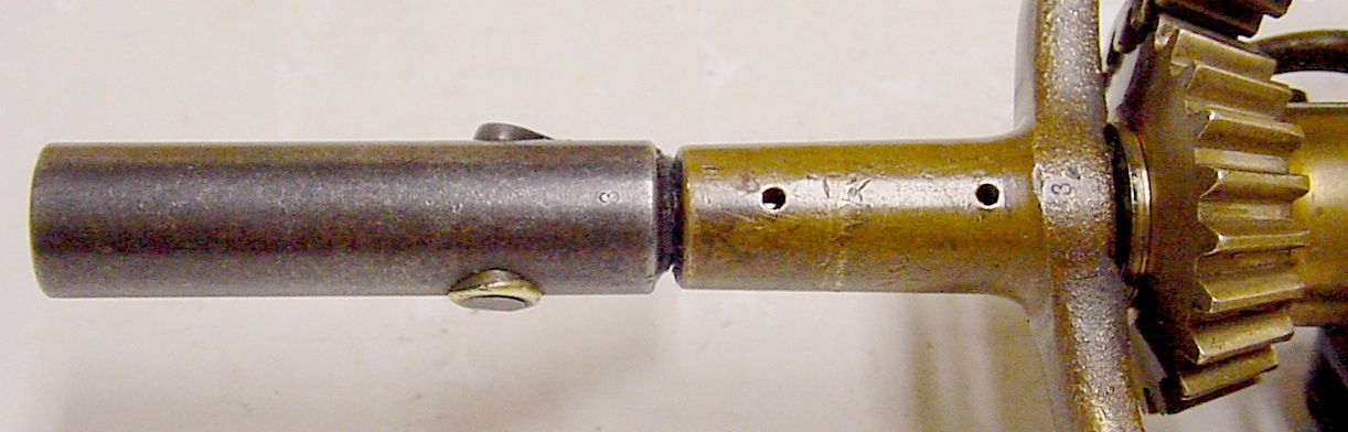 Match marked parts of Type P bronze-framed drill